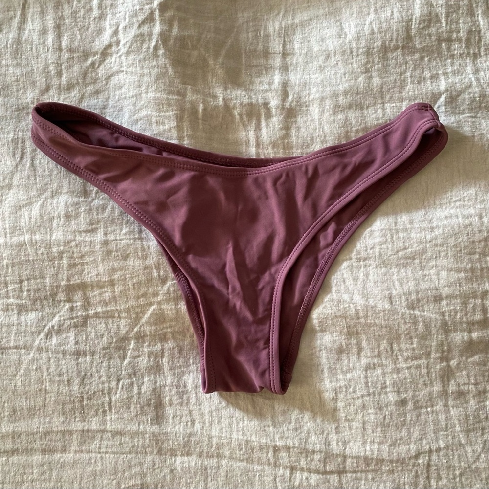 Anna Swim Purple Madeline Bikini Bottoms Size Small
